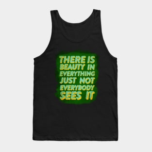 Andy Warhol Quote Tank Top